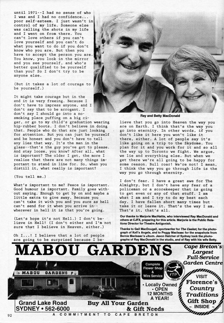 Page 92 - A Visit with Ray "Mac" MacDonald: In Honour of the 50th Year of CJFX Radio